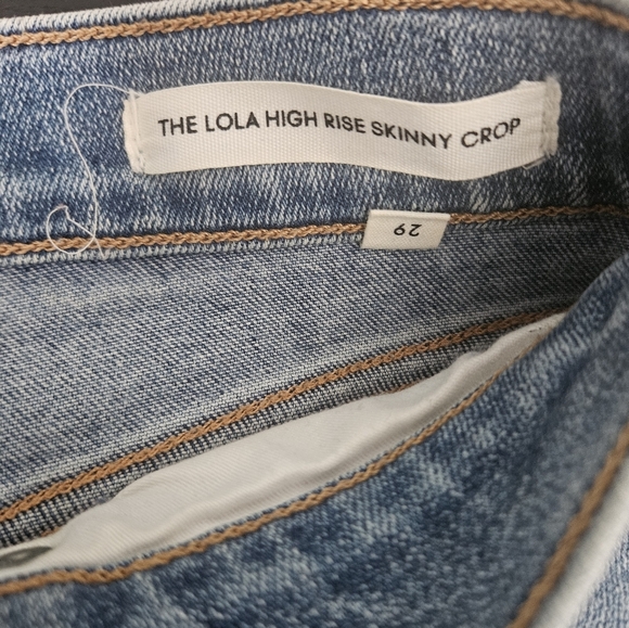 Denim Forum The Lola High Rise Skinny Crop Size 29 - Picture 6 of 9